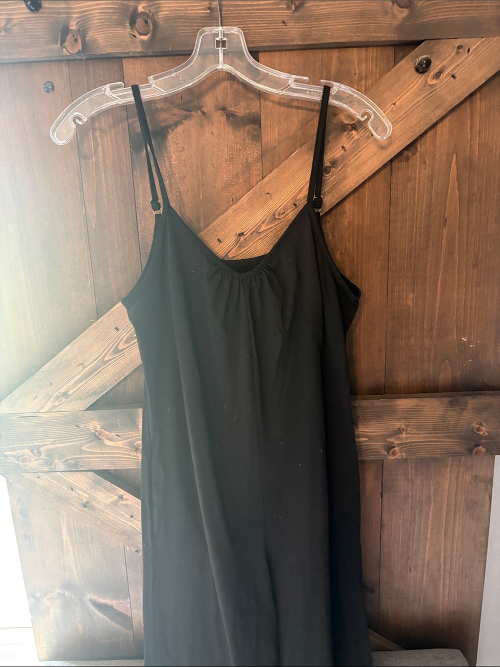 Black wide leg jumper for juniors